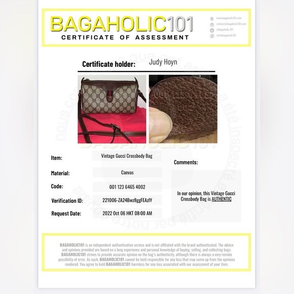 Gucci Monogram Sherry Line Sling or crossbody bag - Picture 16 of 16